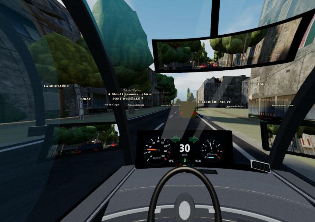 Vue conducteur